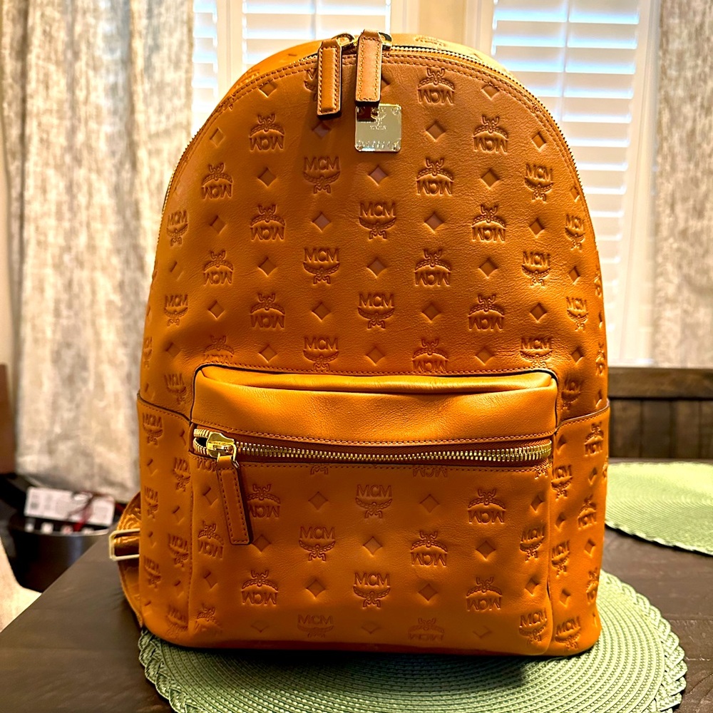 MCM large leather backpack *brand new* Great bag for anyone!!!!
